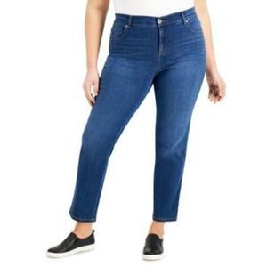 Style & Co High-Rise Straight-Leg Jeans